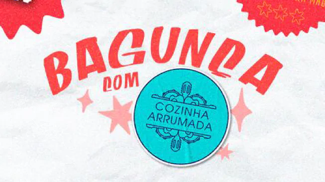 BAGUNÇA COM COZINHA ARRUMADA